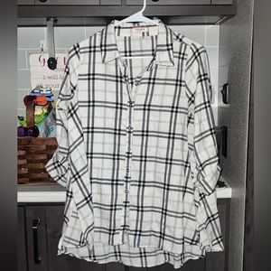 White with black strips shirts